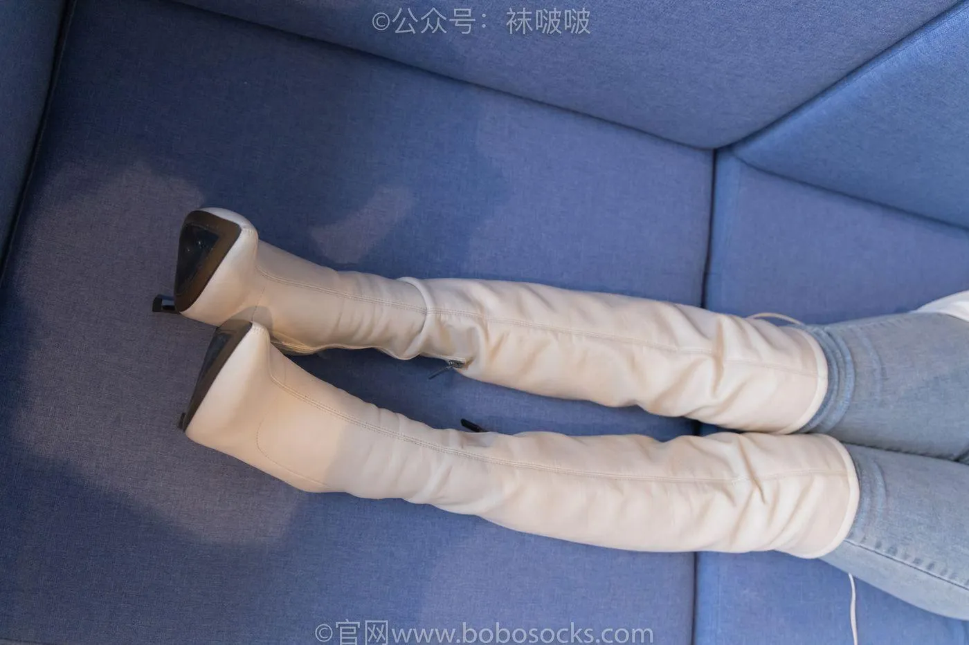 [BoBoSocks袜啵啵]NO.050 小甜豆-高跟长靴、白棉袜 [175P]插图9